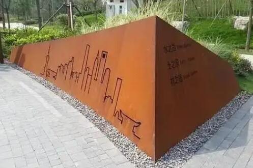 碧江耐候钢挡土墙